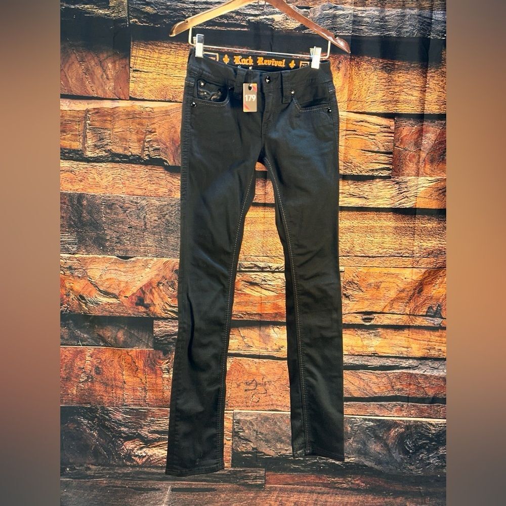 Rock Revival Women's Straight Leg Jeans - Black